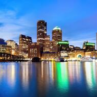 Boston City Skyline