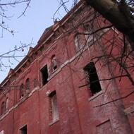 Photo of facade of brewery