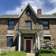 Photograph of the Warren House, Roxbury. 