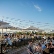 Outdoor dining area