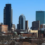Image for the city of boston skyline
